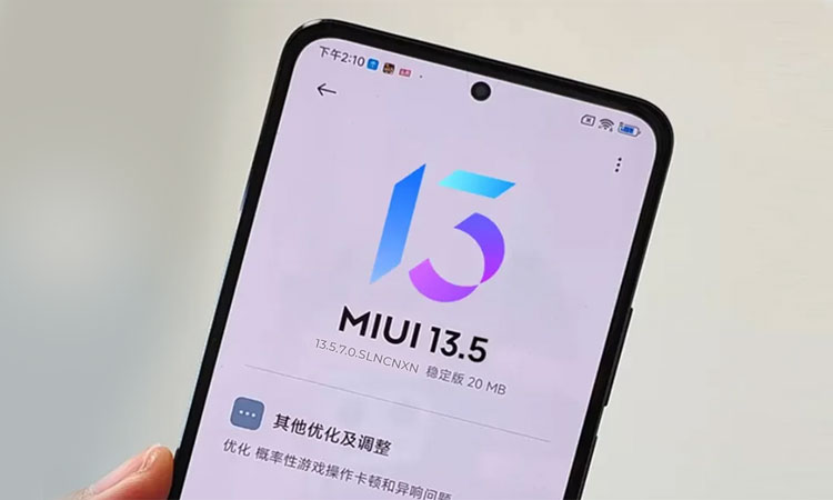 Один из скриншотов так и не вышедшей MIUI 13.5